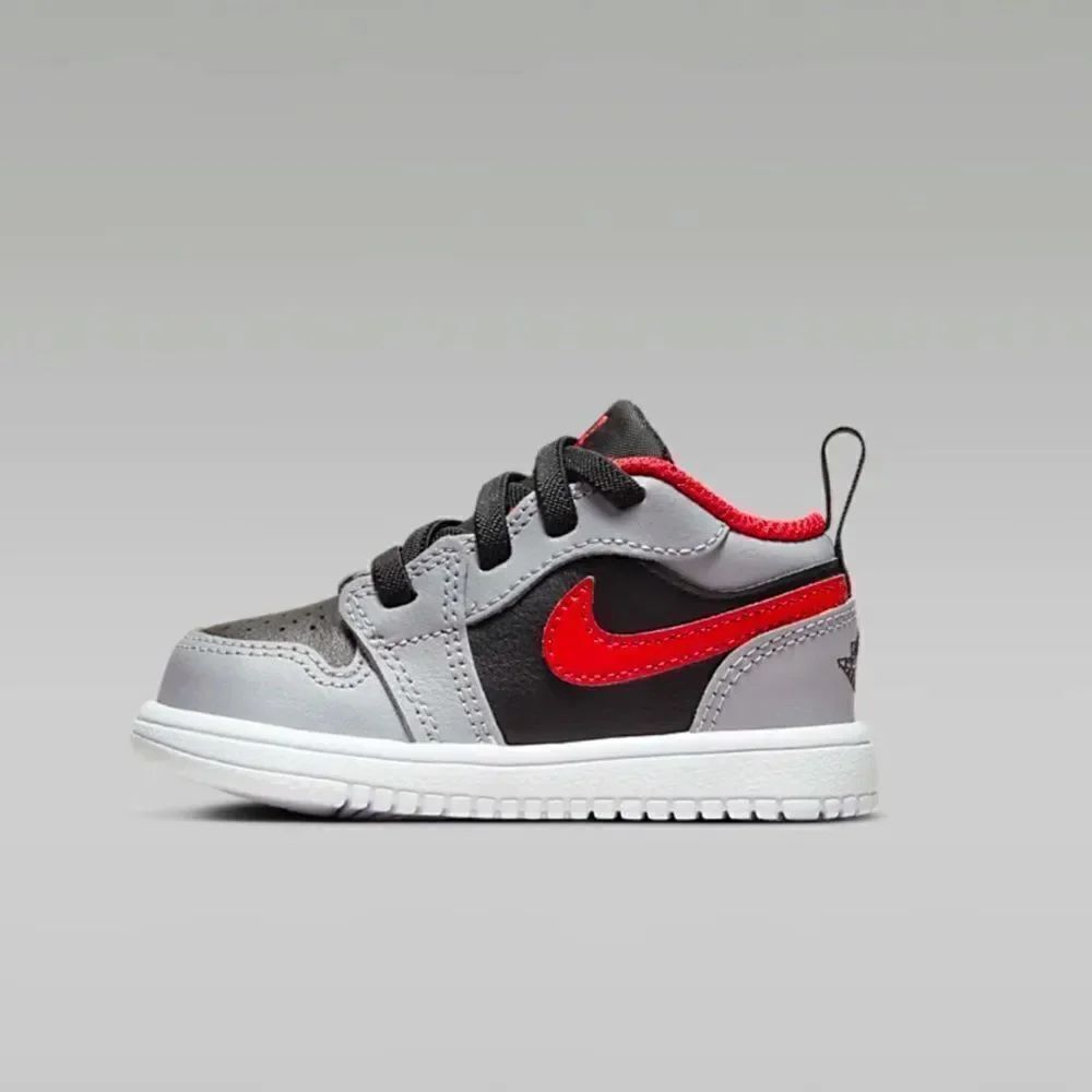 Jordan 1 Low Alt Baby/Toddler Shoes Black/Cement Grey/White/Fire Red Size 8C
